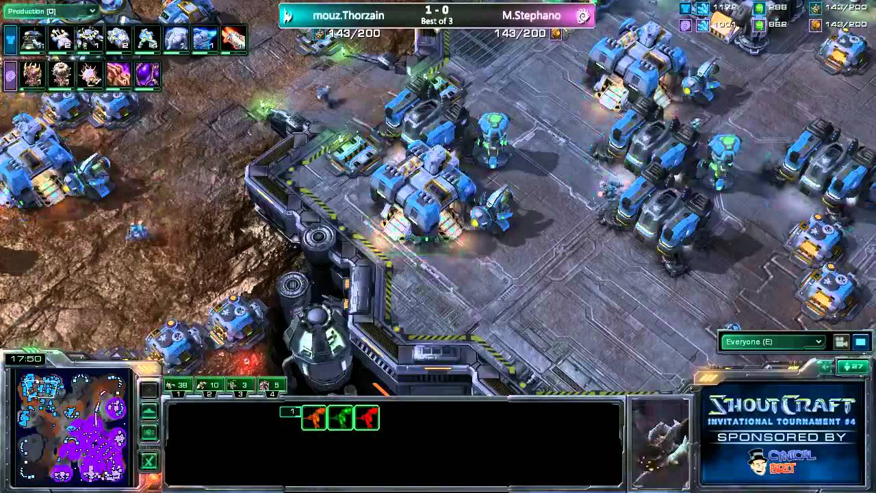 ► SHOUTcraft - SCi4 - RO8 : ThorZaIN vs Stephano G2