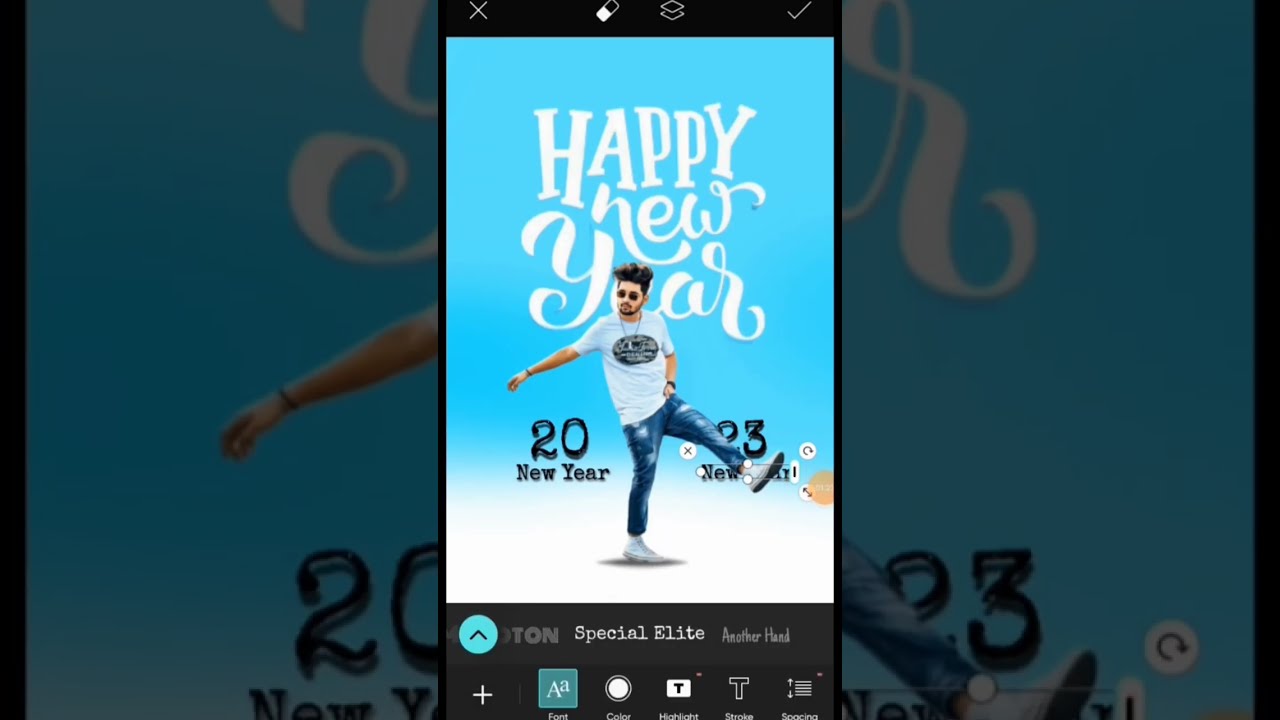 New Year Photo Editing Video || happy new year 2023 photo editing by picsart #happynewyear2023