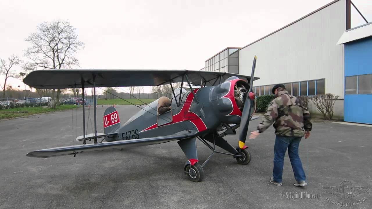 B&uuml;cker Jungmeister start up engine