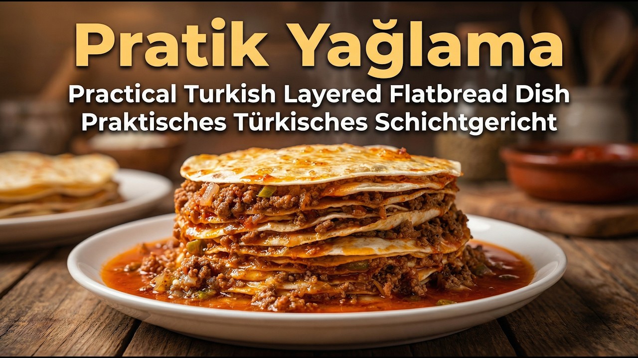 🍽️Pratik Yağlama - Quick Flatbread - Schnelles Fladenbrot 