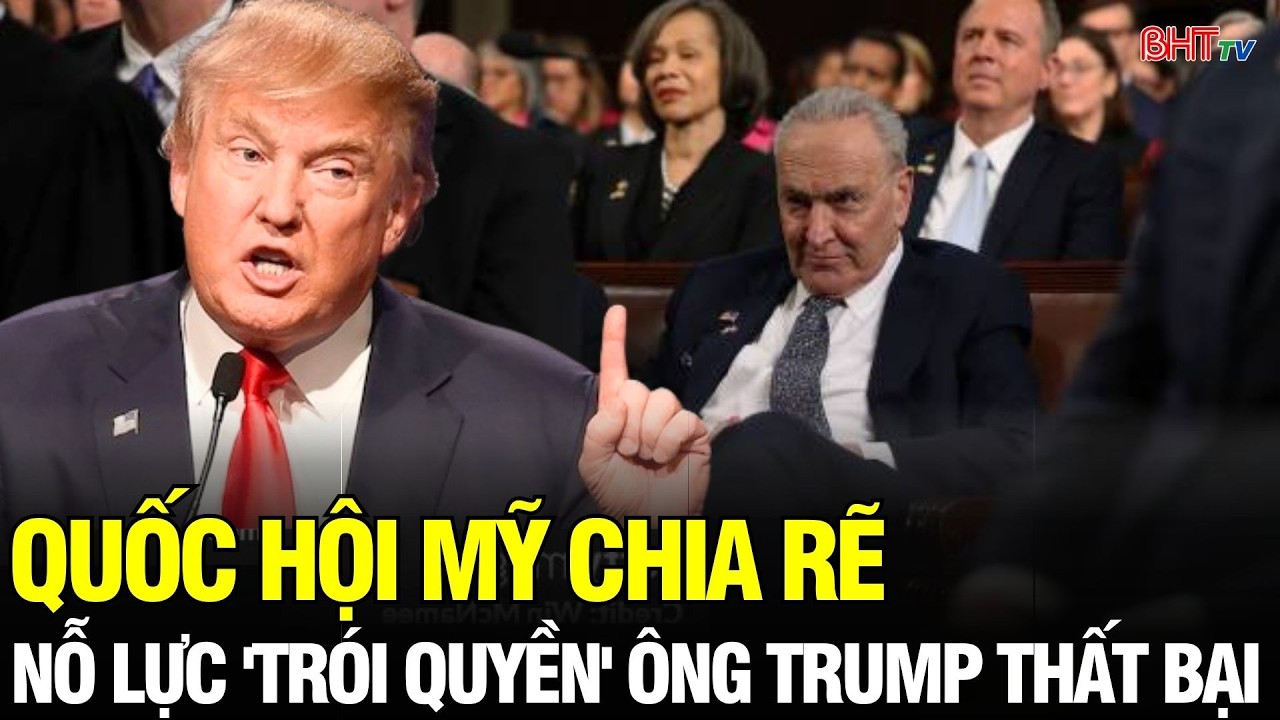Tin NÓNG: Nỗ lực “siết quyền” Tổng thống Trump tại Thượng viện Mỹ thất bại