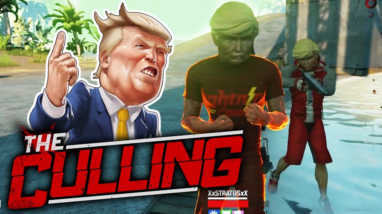 DONALD TRUMP SIEMPRE GANA!! 2 VS 1 BRUTAL!! | The Culling - Rubenillo17