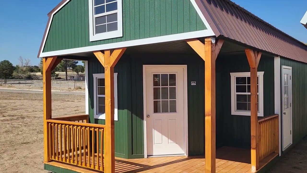 Wrap Around Porch Lofted Barn Cabin