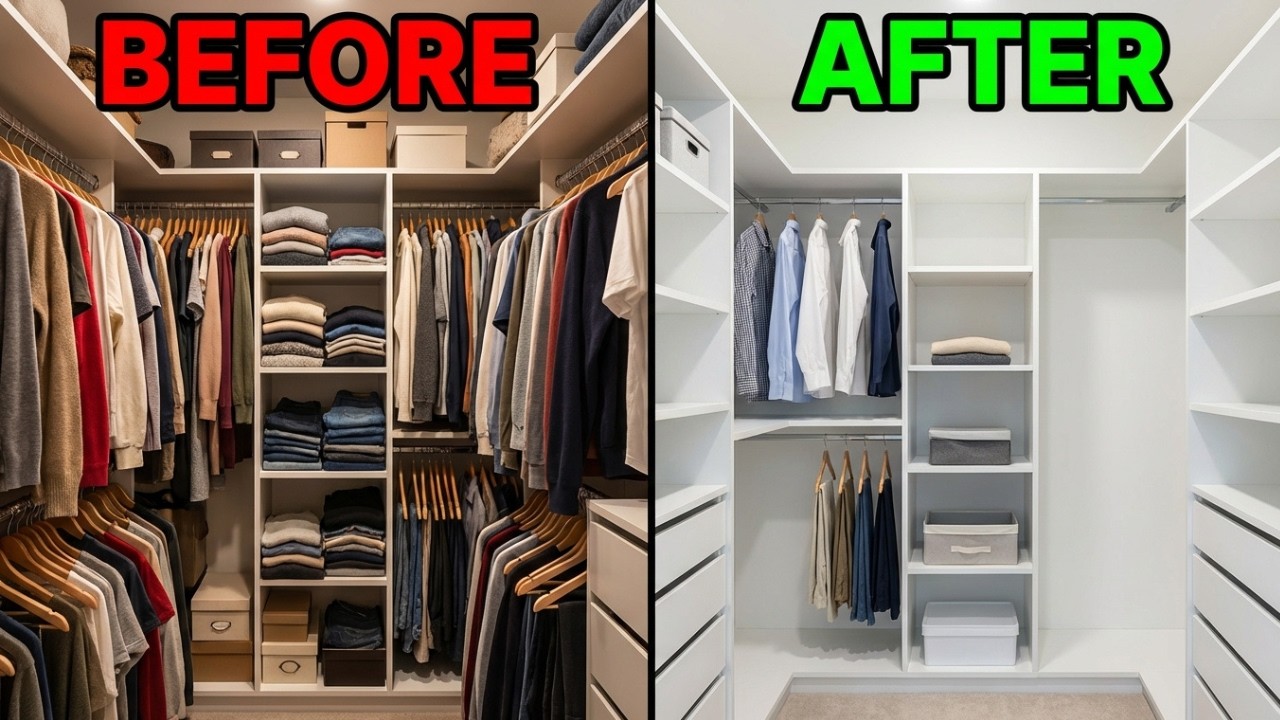 I Used the One-Year Rule… and Removed 80% of My Clothes! 😳