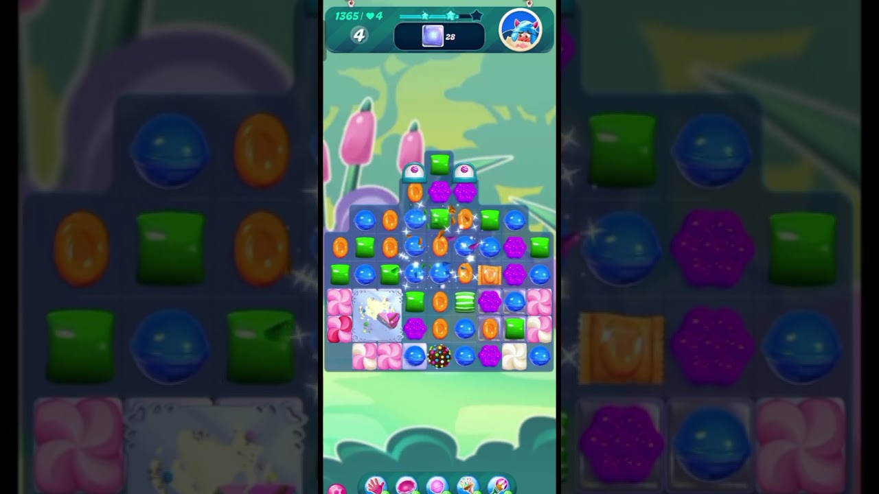 Candy crush saga level 1365 & 1366 | Candy 