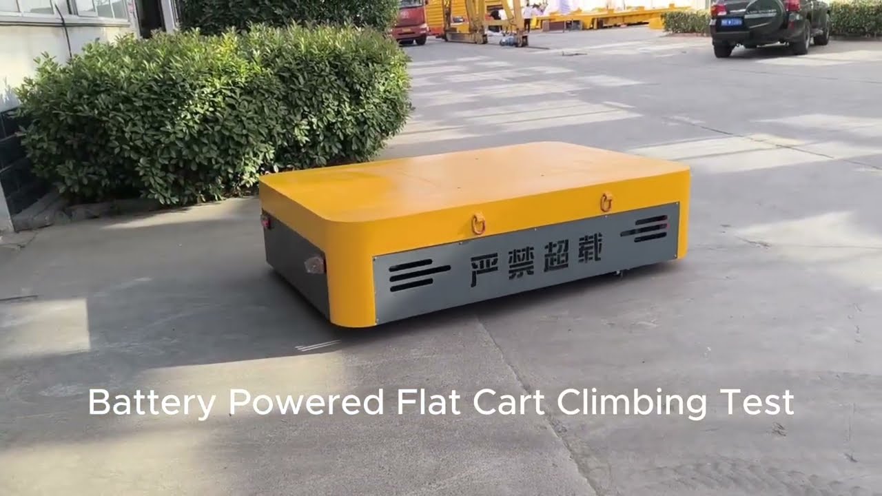 Battery Powered Flat Cart Climbing Test #flatcart #climbing #batterypowered