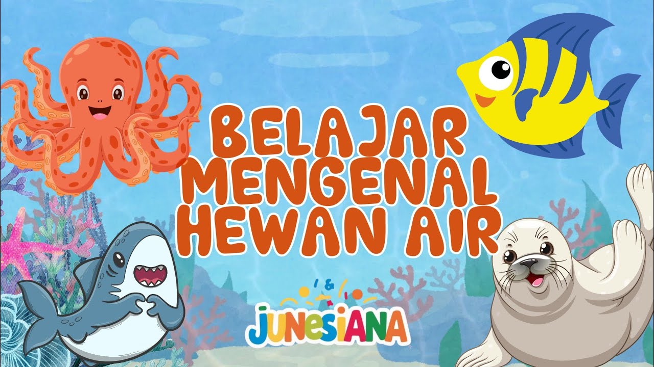 Petualangan Seru di Dunia Air! 🐠 Mengenal Nama-Nama Hewan Air | Edukasi Anak