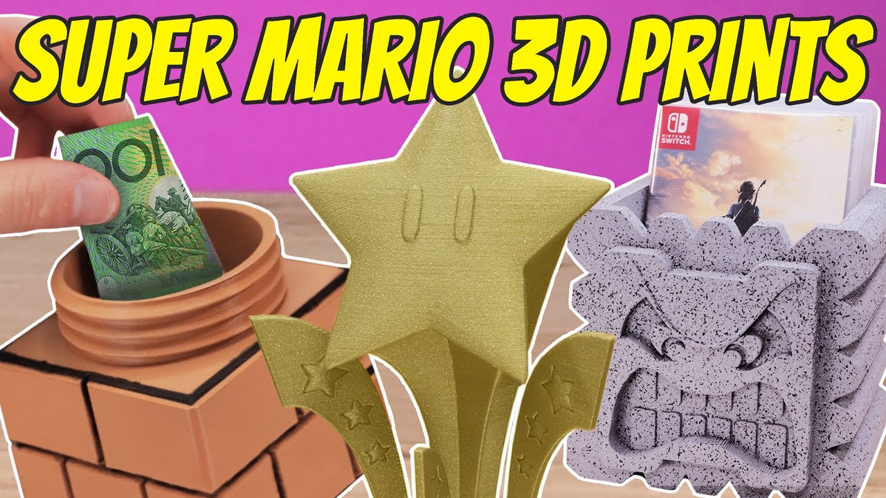 Top 10 Incredible Super Mario 3D Prints