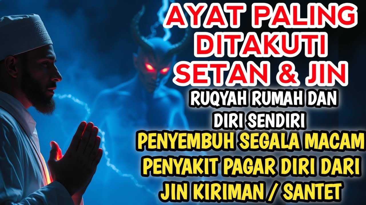 RUQYAH RUMAH PENGUSIR JIN, SETAN & SIHIR DI RUMAH & TUBUH, PENENANG HATI & PIKIRAN | ALAA AQEL