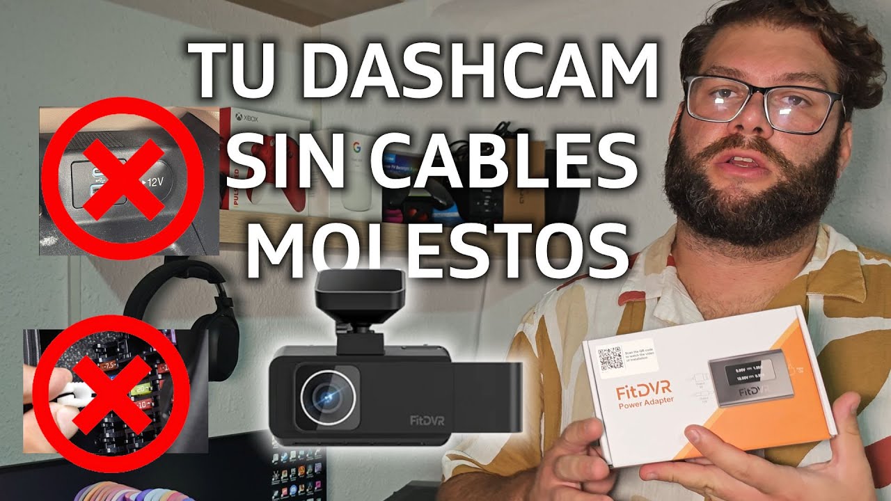 FitDVR Dash Cam Power Adapter - NO mas cables para tu Dashcam