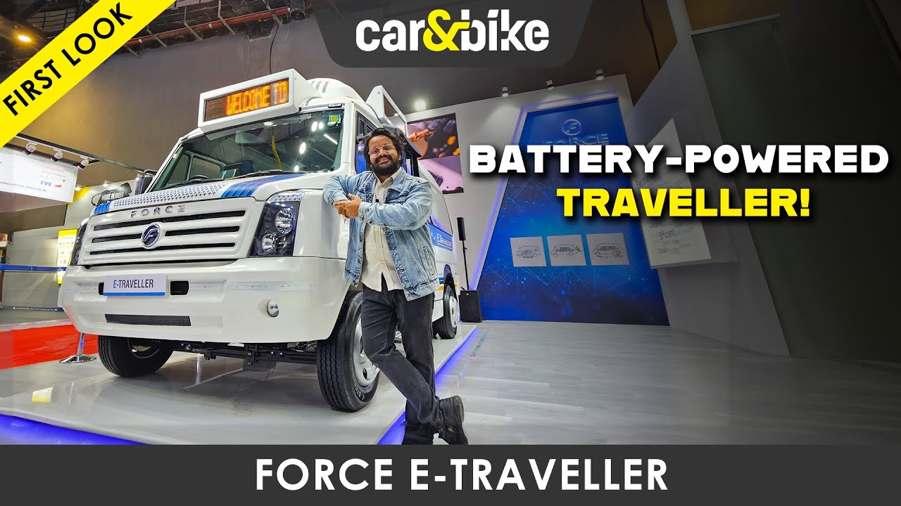 Force Traveller EV: India's favourite people-carrier goes electric! | First Look