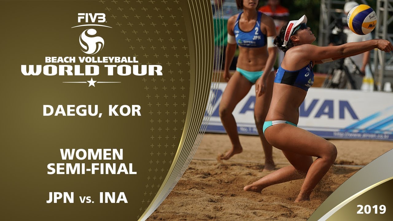 Women's Semi-Final: JPN vs. INA | 1* Daegu (KOR) - 2019 FIVB Beach Volleyball World Tour
