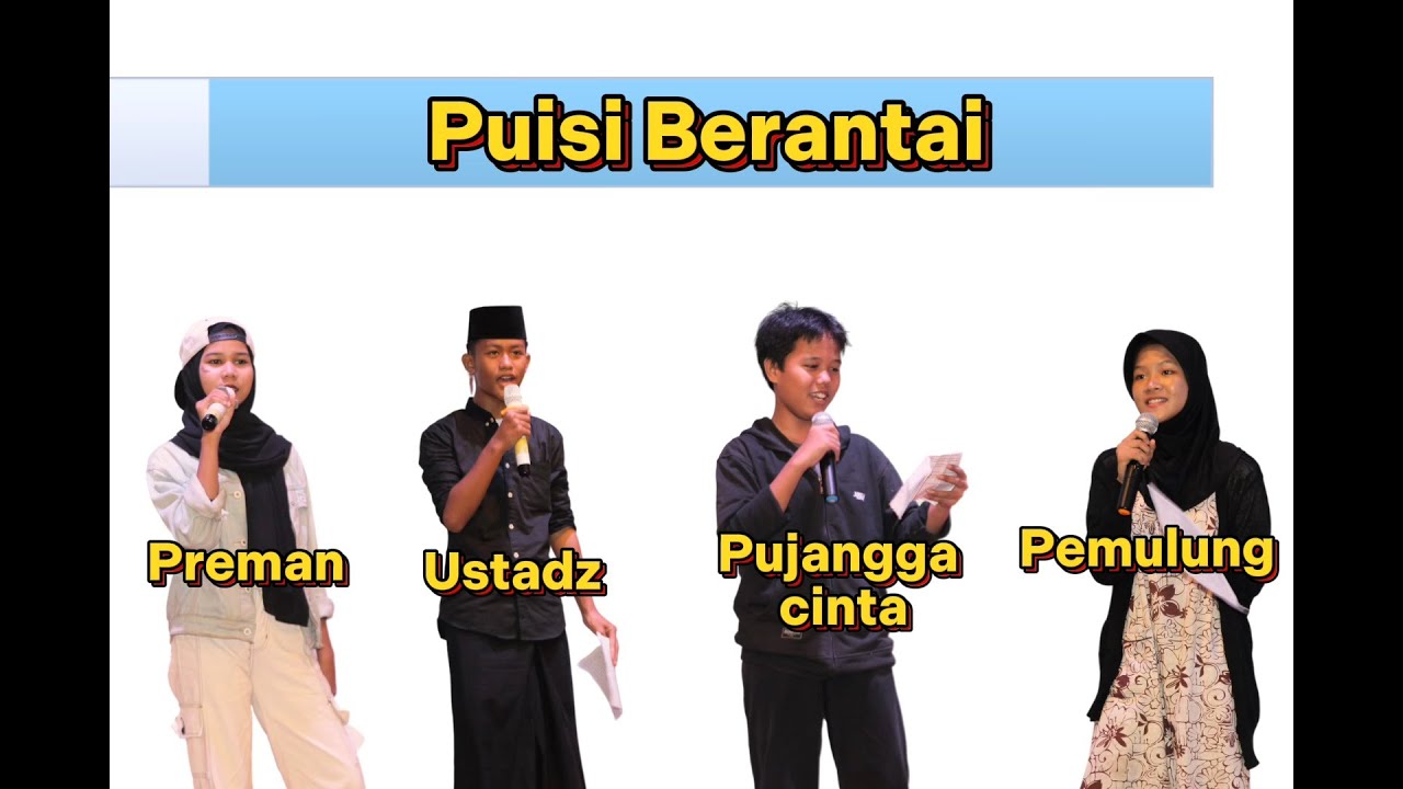 Puisi Berantai Lucu Antara Ustadz ,Preman , Pujangga cinta ,dan Pemulung