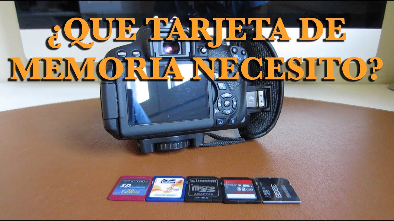 Tarjetas de memoria para una cámara de fotos