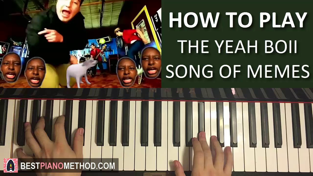 HOW TO PLAY - The Yeah Boii Song Of Memes - Lovprod (Piano Tutorial Lesson)