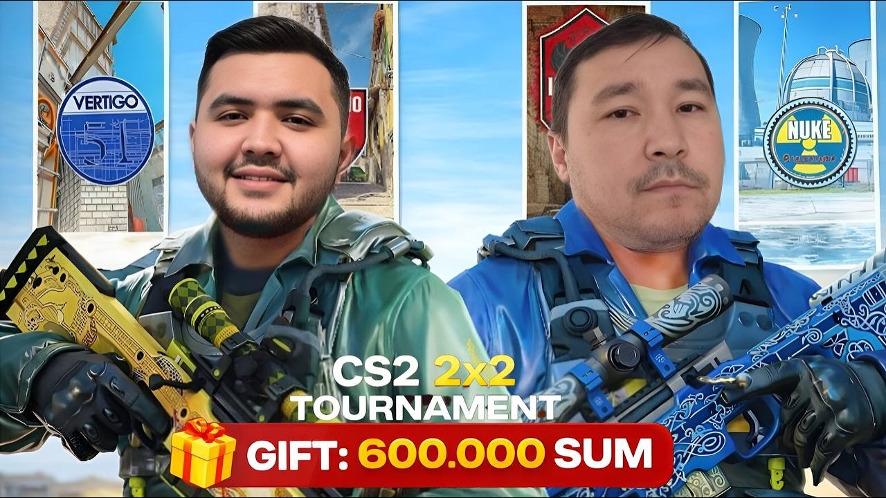 🌳 CS 2 2x2 TOURNAMENTGA JAMOALARNI SARALASH BOSQICHI  - (JONLI EFIR)
