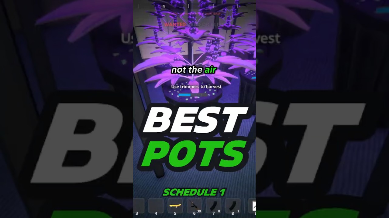 Best Pots in Schedule 1 Tips Tricks #schedule1 #indiegame #gamingshorts #gaming  #gamer  #gamingtips