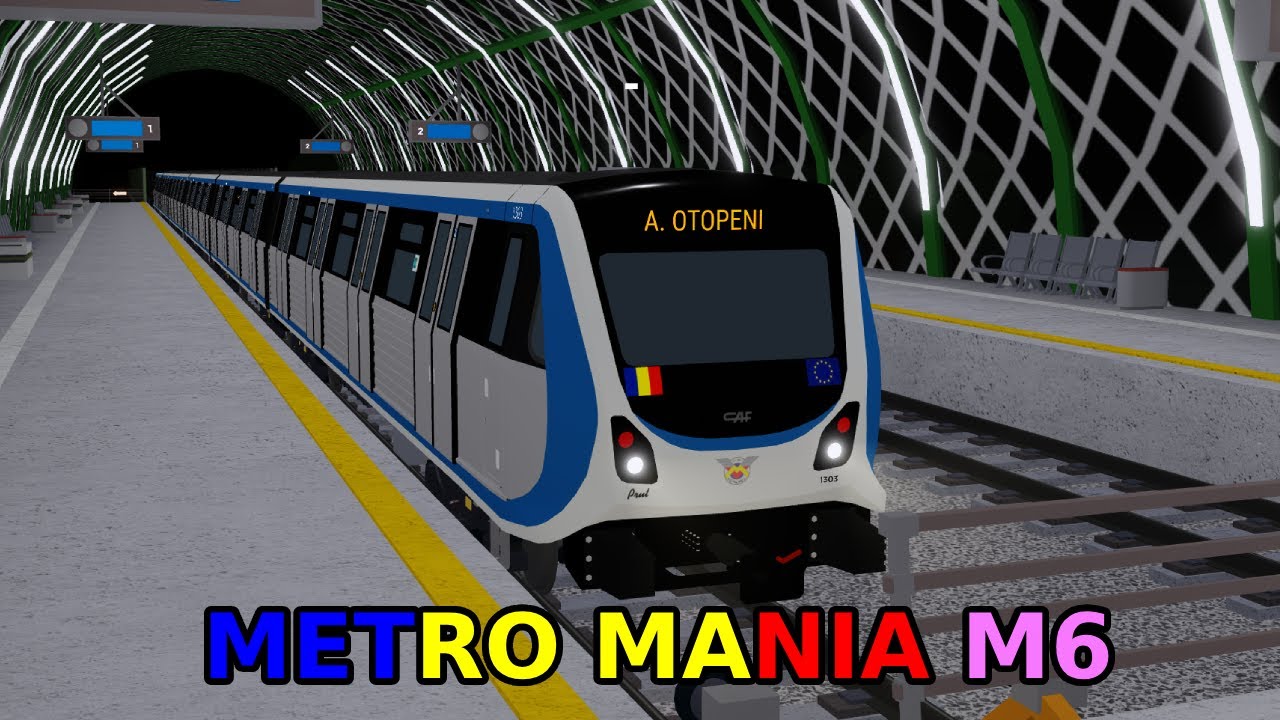 Aeroport Henri Coanda - Gara de Nord 2 cu BM3 ( CAF ) | Metro Mania 1.2.5