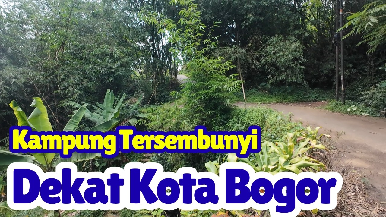 Indah dan Nyaman Kampung Tersembunyi Dekat Kota Bogor