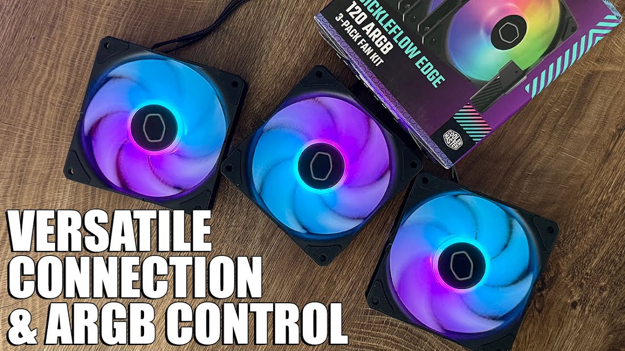 Cooler Master SickleFlow Edge 120 ARGB Triple Pack - Overview & Connection Tutorial