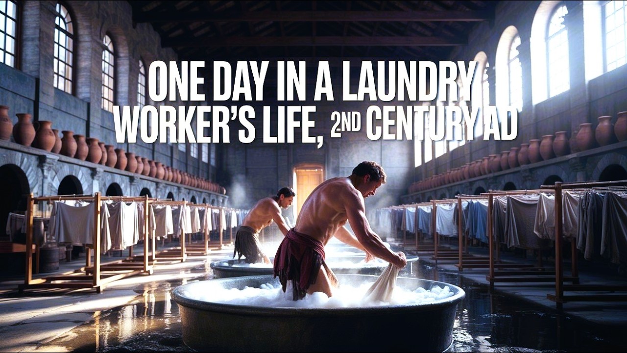 Inside a Roman Fullonica: One Day in a Laundry Worker&rsquo;s Life, 2nd Century AD | AI Recreation...