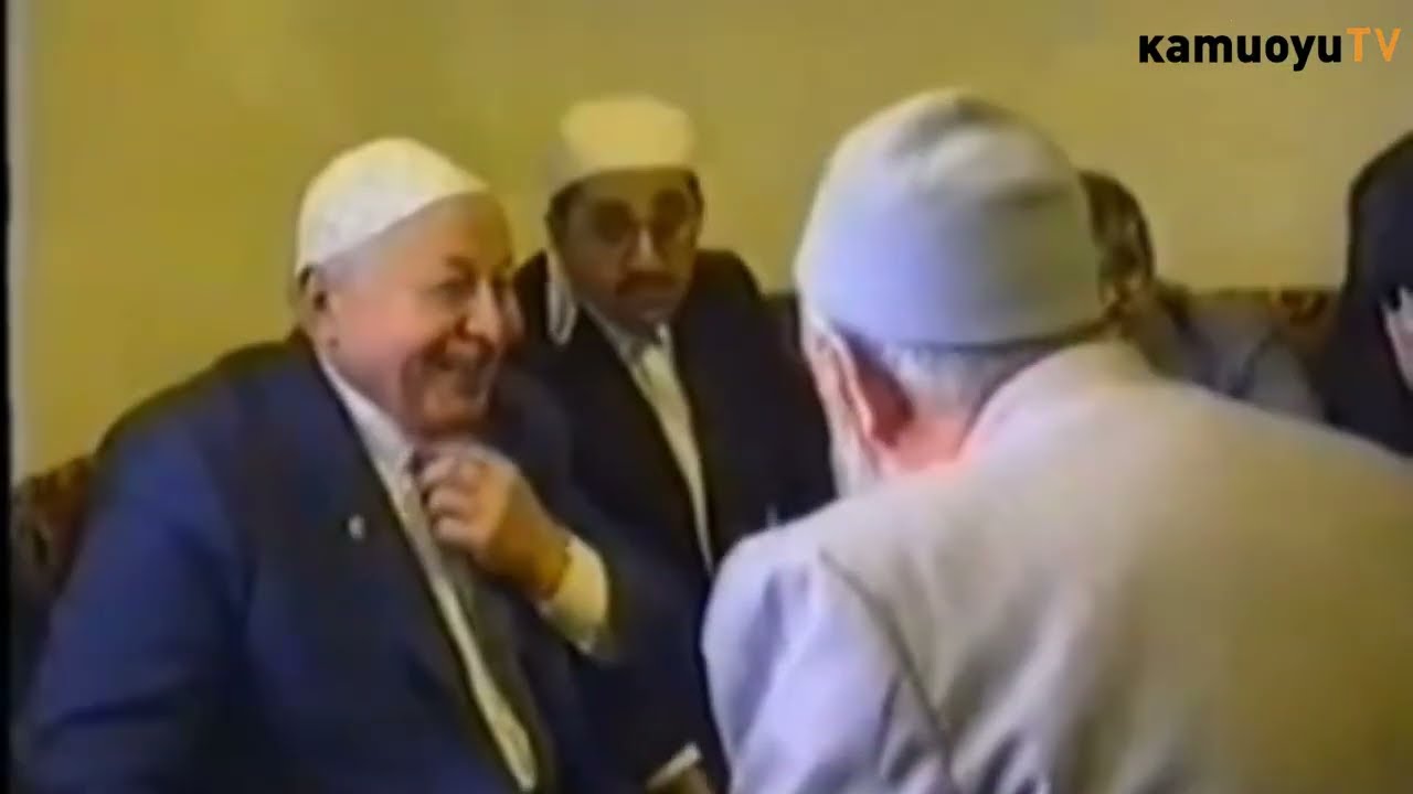 Necmettin Erbakan'ın Seyyid Abdulbaki El-Hüseyni Ziyareti