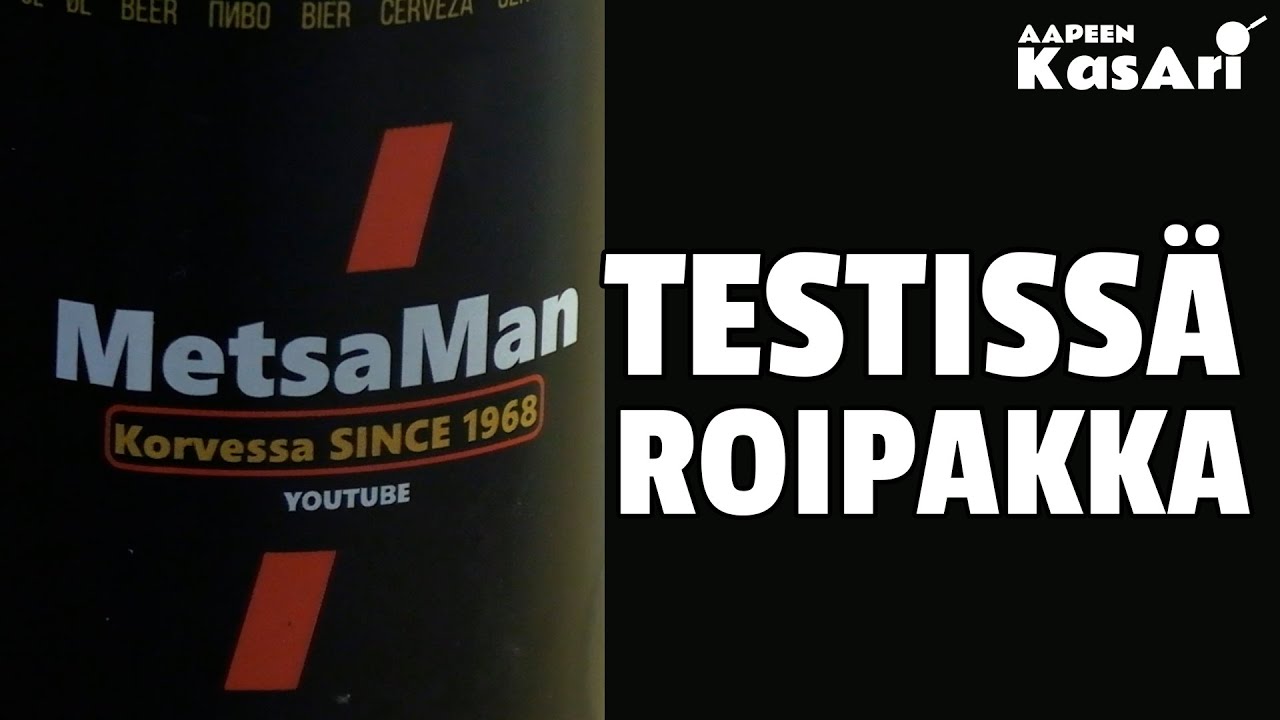 Testiss&auml; | MetsaMan Roipakka Olut | #metsaman