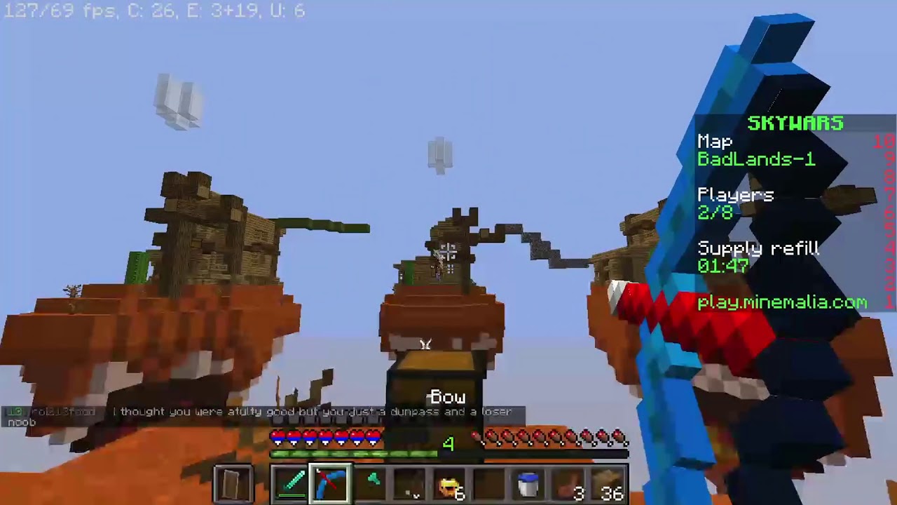 Minecraft  player thinks i am hacking!