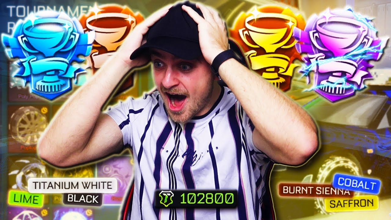 *OVER 100,000 CREDITS* I Opened EVERY Tournament REWARD [Champions Cup] In Rocket League... AGAIN!