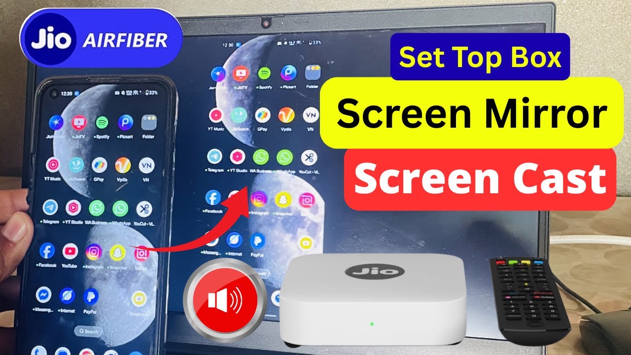Jio Set Top Box Screen Mirroring | How to Screencast in Jio Set Top Box