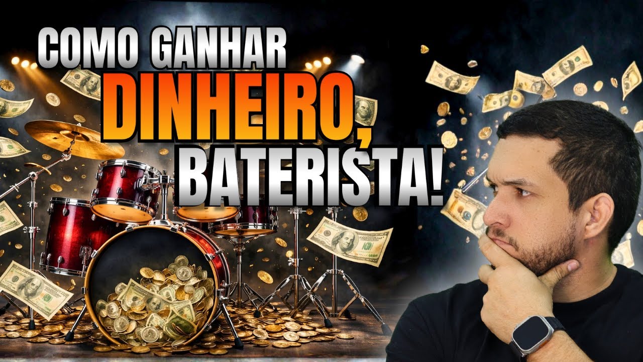 COMO GANHAR DINHEIRO SENDO BATERISTA?
