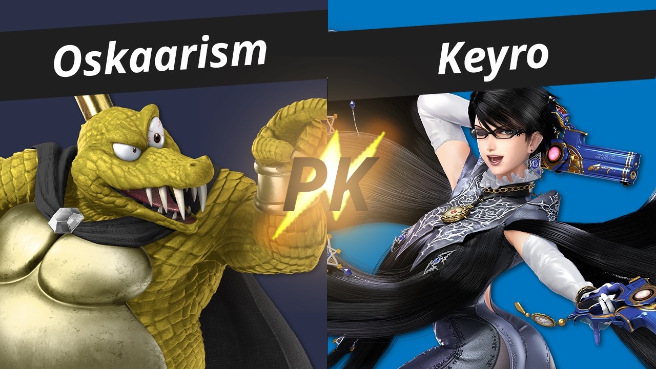 PK TRAIN'EIRB #2 WR2 Oskaarism (King K Rool) VS Keyro (Bayonetta)