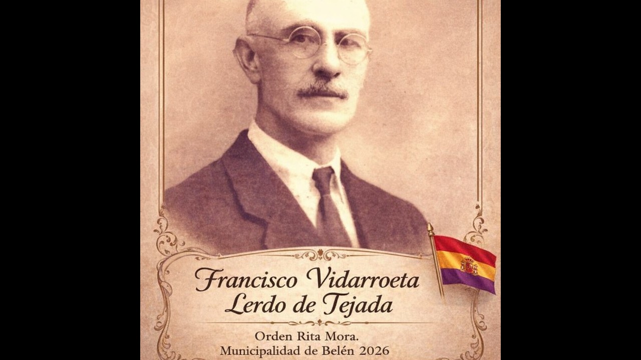 Sesión solemne de entrega de la Orden Rita Mora a Francisco Vidarroeta Lerdo de Tejada