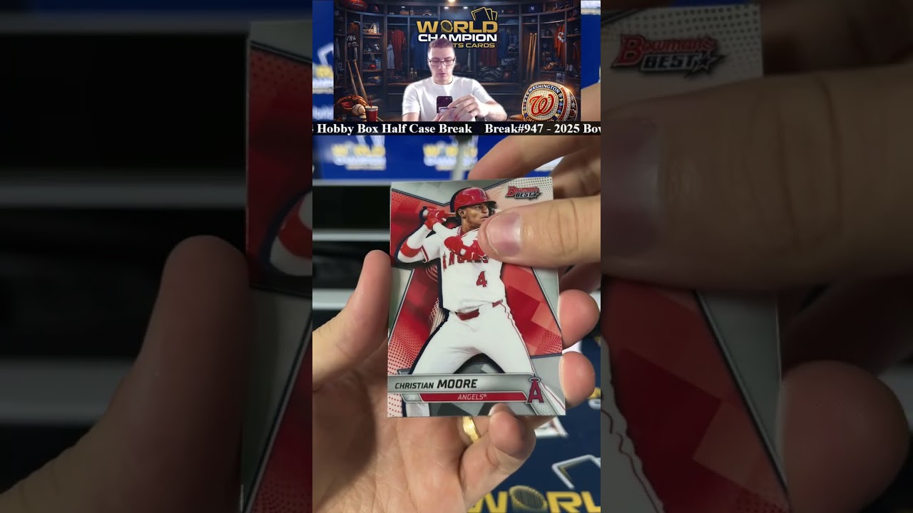 Break#947   2025 Bowman Best 4 Hobby Box Half Case Break