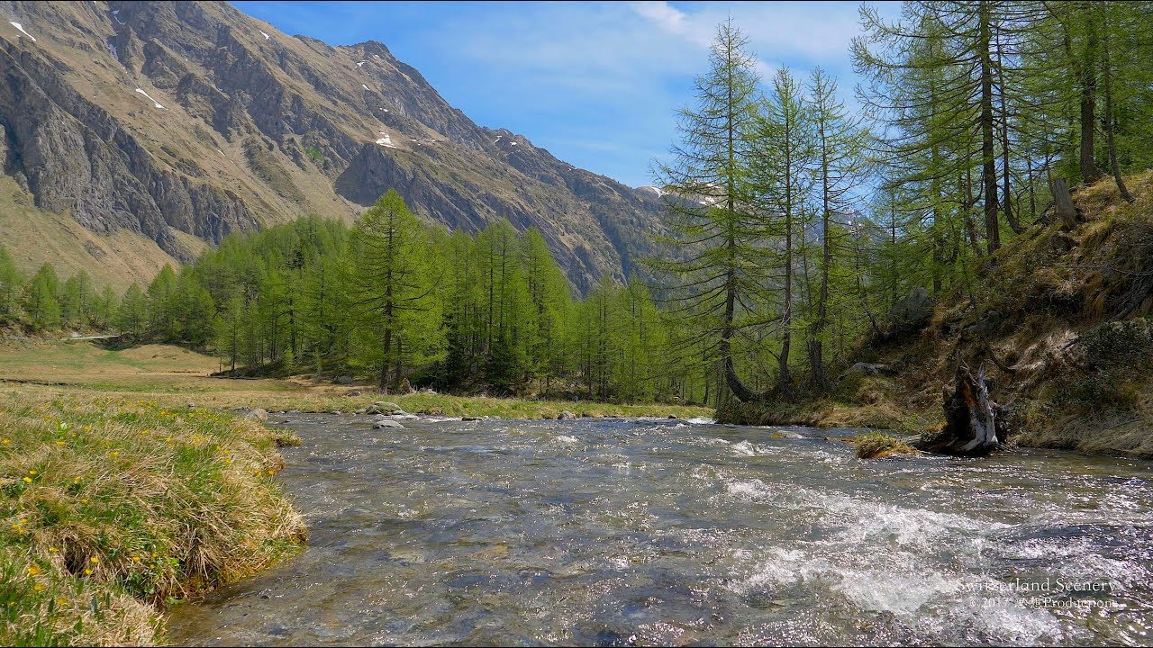 4K Val Sambuco Ticino SWITZERLAND アルプス山脈 aerialview