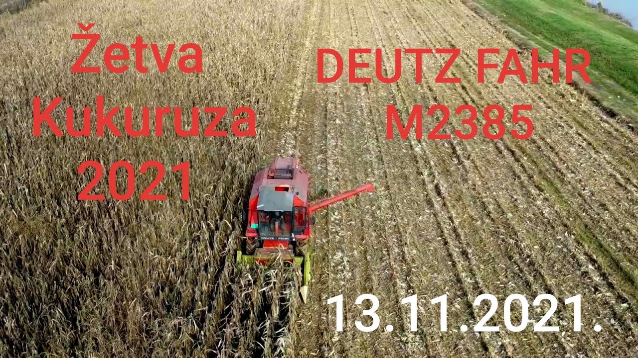 Zetva Kukuruza 13.11.2021. | DEUTZ FAHR M2385 | DJI Mini 2