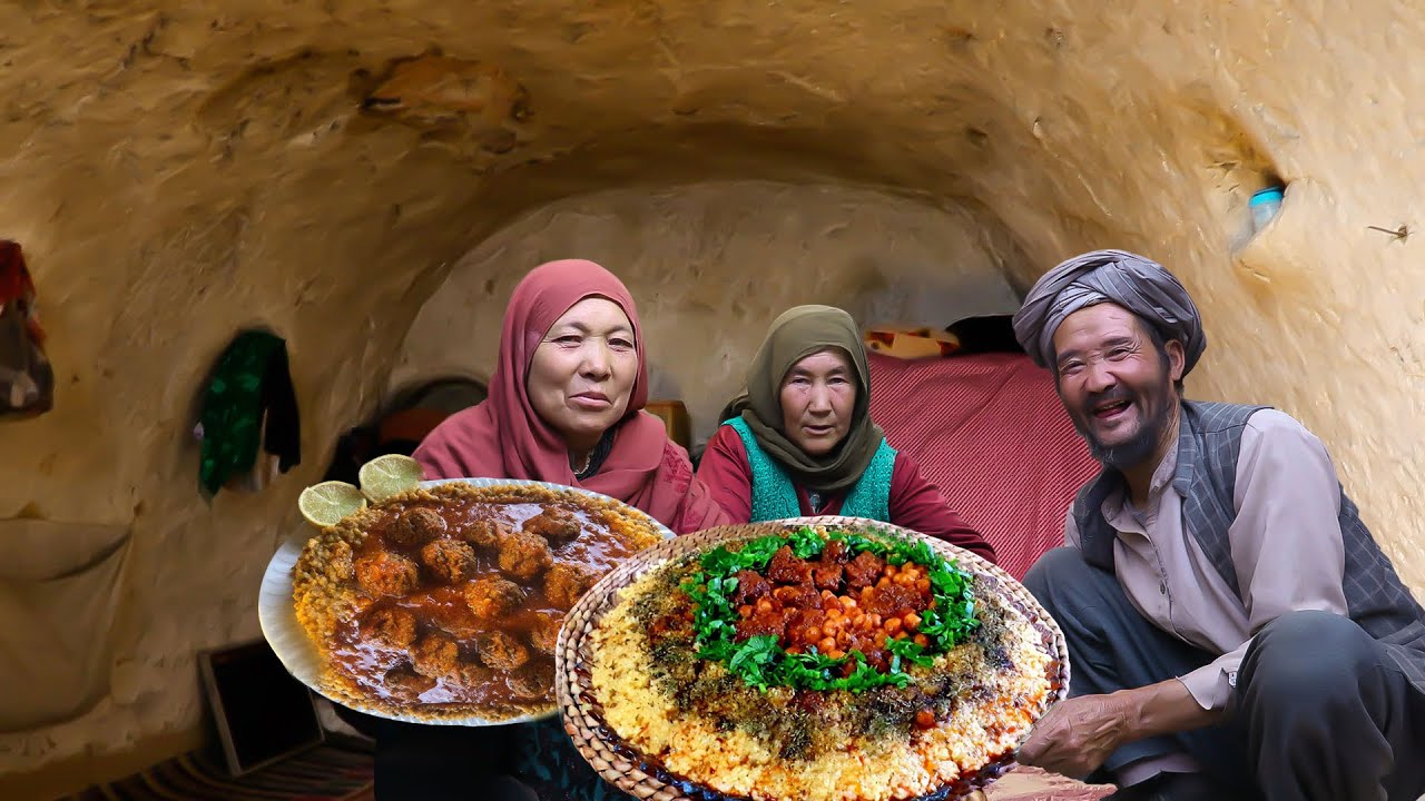 Morning Routine of a Village Family | Village Life in Caves | Cooking Traditional Food. #foryou