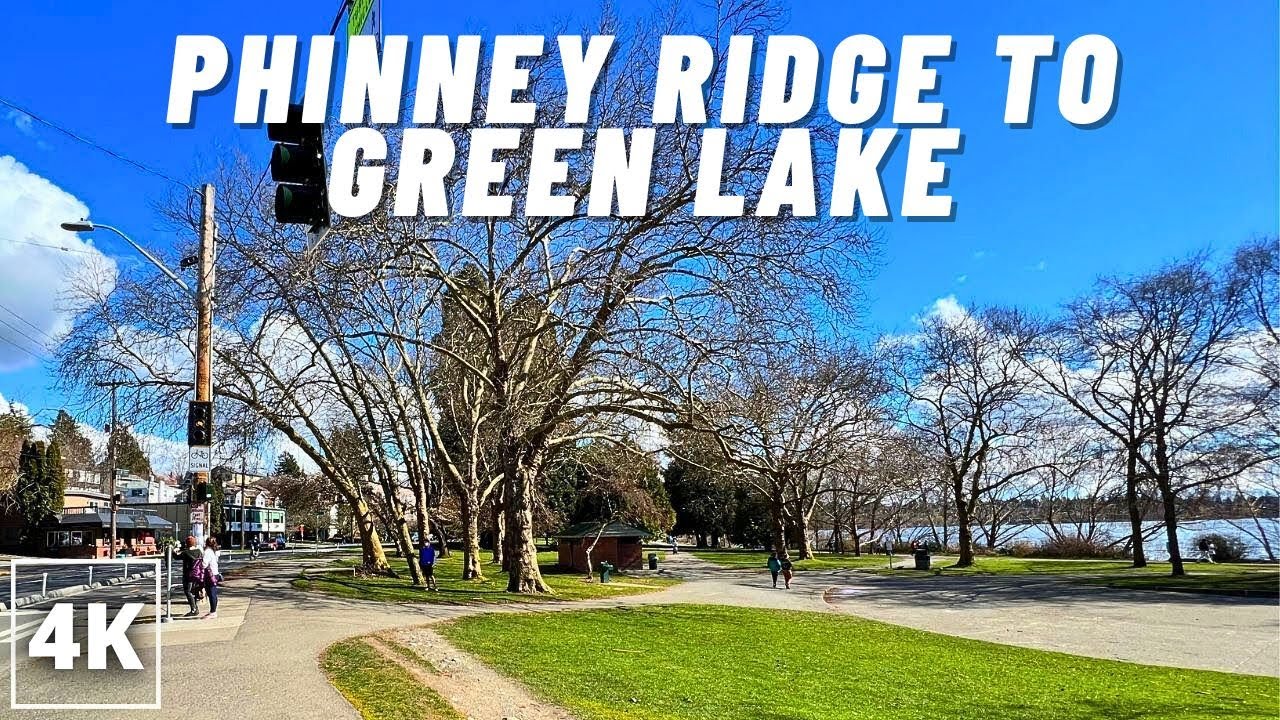 Phinney Ridge to Green Lake Via Aurora Ave in Spring | 4K Seattle Walking Tour