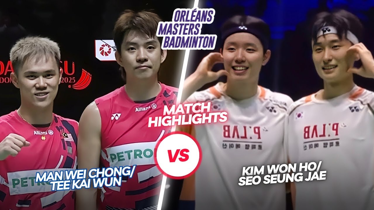 Spectacular‼️‼️Man/Tee (MAS) vs Kim W.H/Seo S.J (KOR)‼️‼️Orleans Masters Badminton 2025