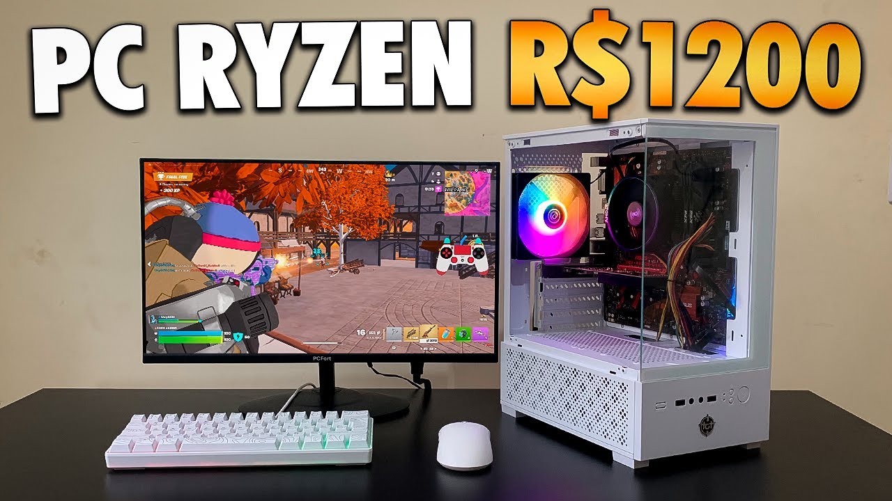 MONTAND O PC GAMER RYZEN MAIS BARATO POSSÍVEL PRONTO PRA RODAR JOGOS AGORA EM 2026...