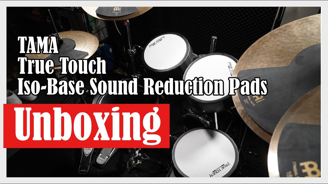 【Unboxing】TAMA Drums True Touch & Iso Base Reduction Pads #tamadrums