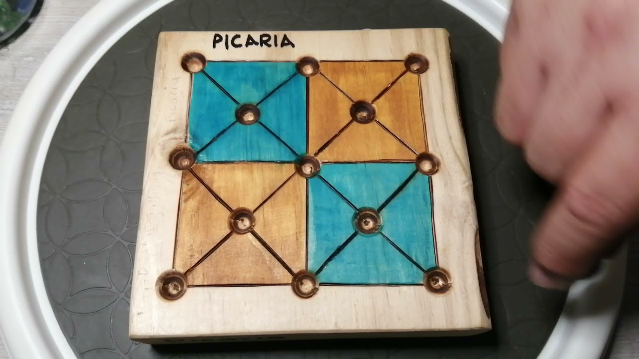 !Como jugar Picaria! !How to play Picaria! 1001 Juegos de mesa antiguos y nuevos
