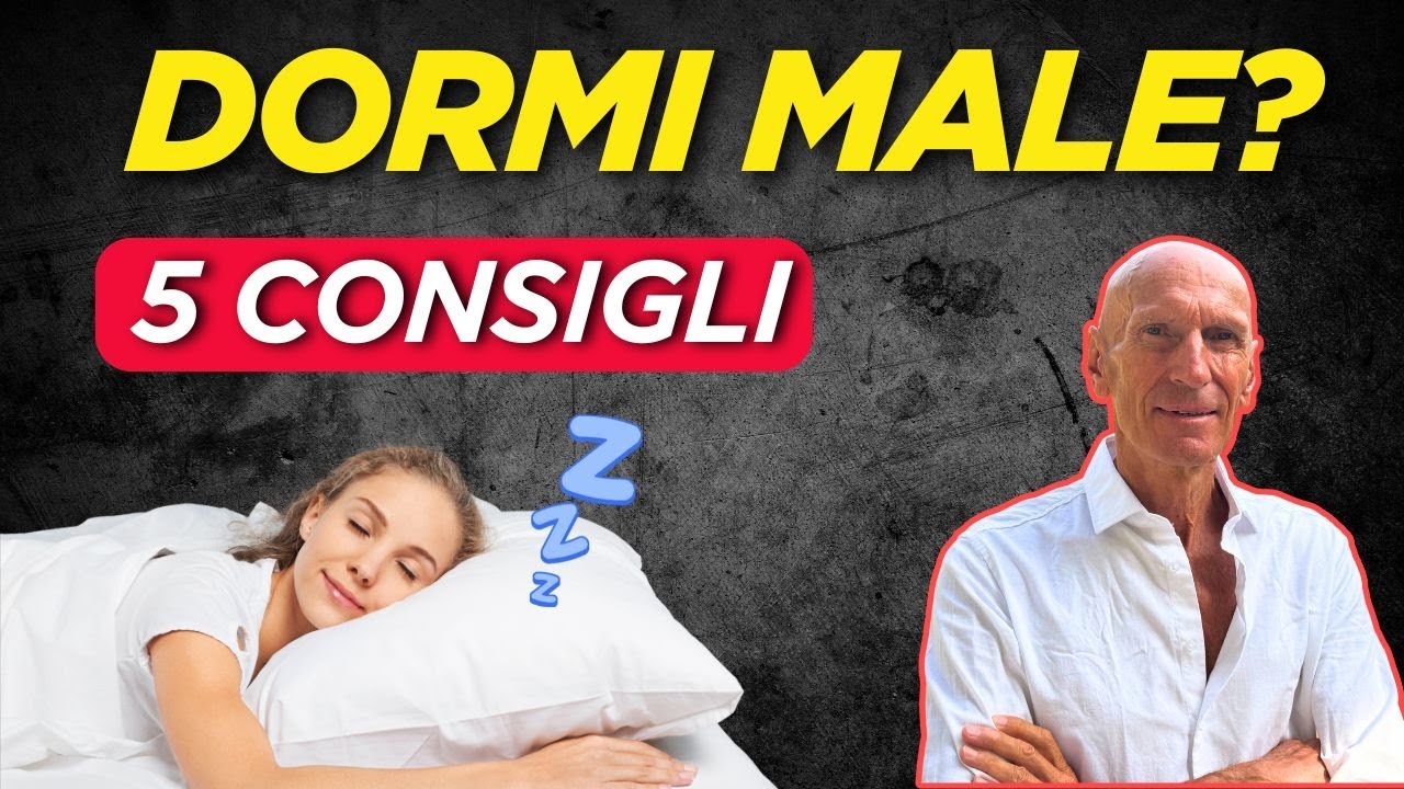 COME DORMIRE MEGLIO LA NOTTE? 5 CONSIGLI PER PROBLEMI DI SONNO E FATICA AD ADDORMENTARSI