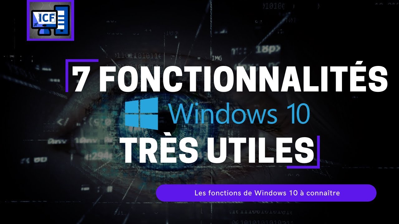 🟣 1️⃣ 7 ASTUCES 💡 SUR WINDOWS 10 QUI SIMPLIFIERONT GRANDEMENT VOTRE QUOTIDIEN 👨&zwj;💻