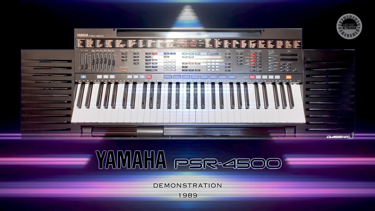 YAMAHA PSR-4500 ‘89 Demonstration