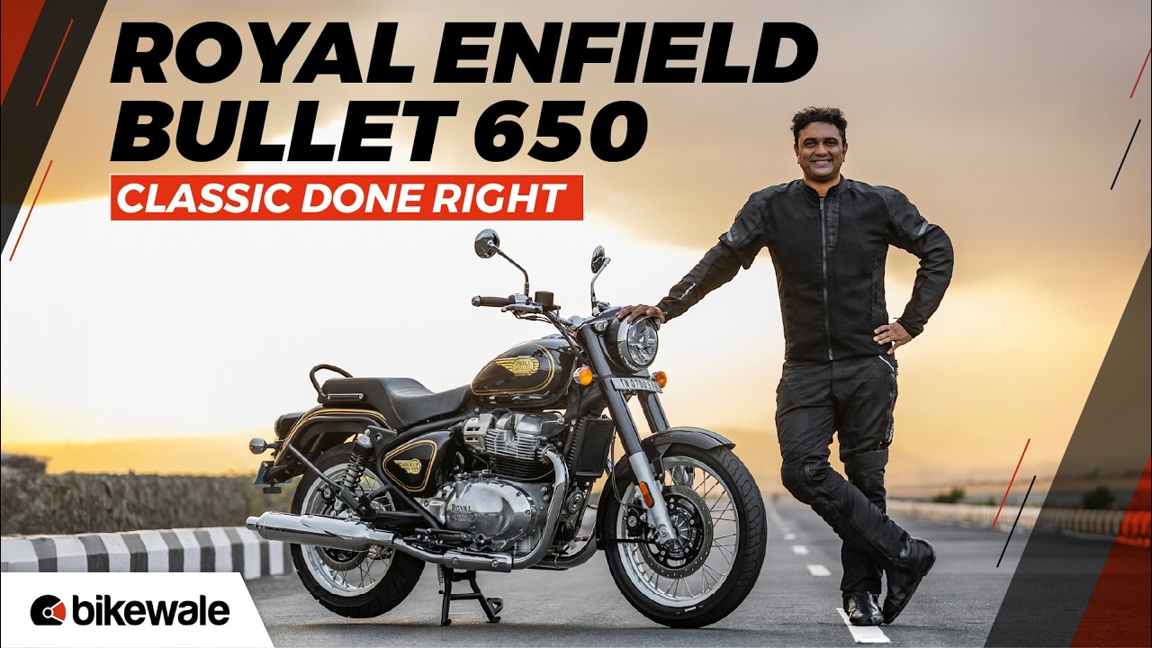 Обзор Royal Enfield Bullet 650 | Классика, какой она должна быть? | BikeWale