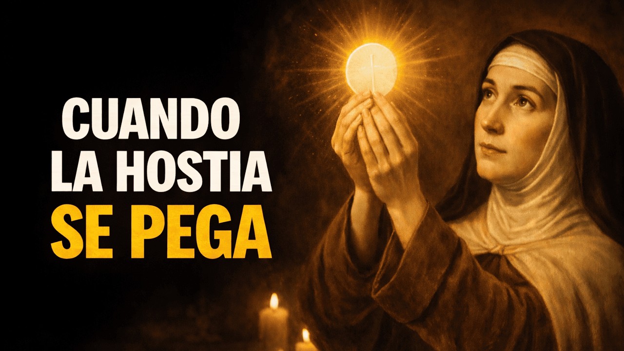 5 VERDADES OCULTAS SOBRE CUANDO LA HOSTIA EUCARÍSTICA SE PEGA EN LA BOCA – SANTA TERESA REVELA