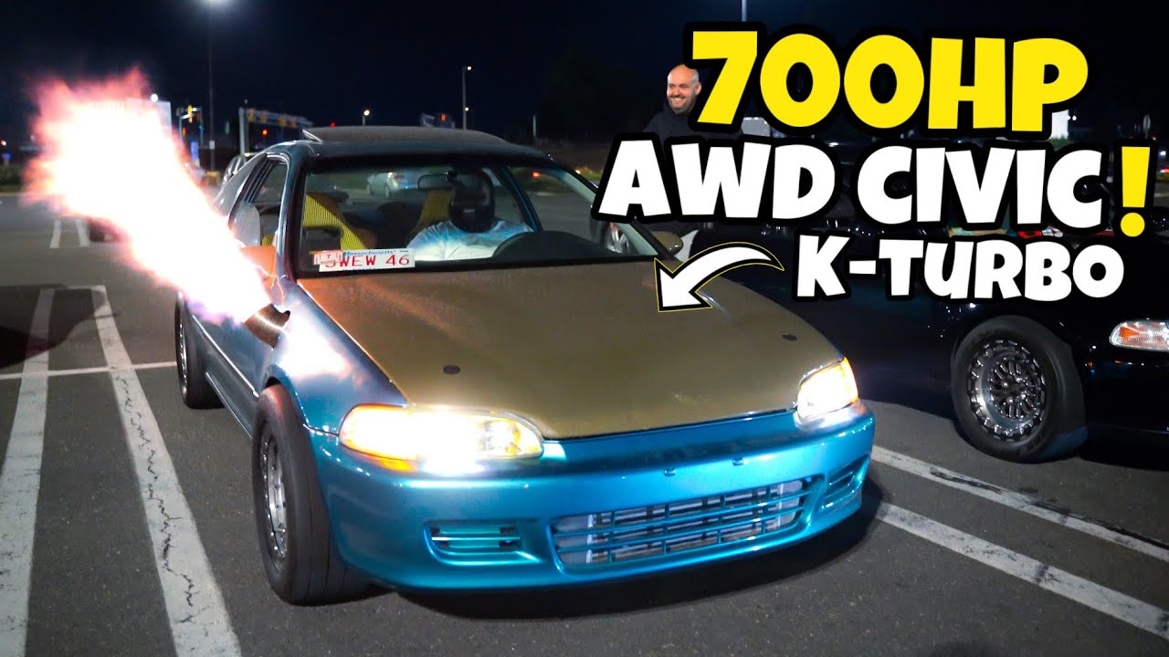 INSANE 700HP+ AWD Civic | 170MPH Street PULLS!!! | 978Production