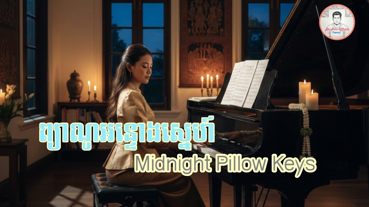 [ព្យាណូពេលរាត្រី] Midnight Pillow Keys,គេងលក់ស្កប់ស្កល់ #ព្យាណូសន្ទោងស្នេហ៍ #Original By: Bin Thino