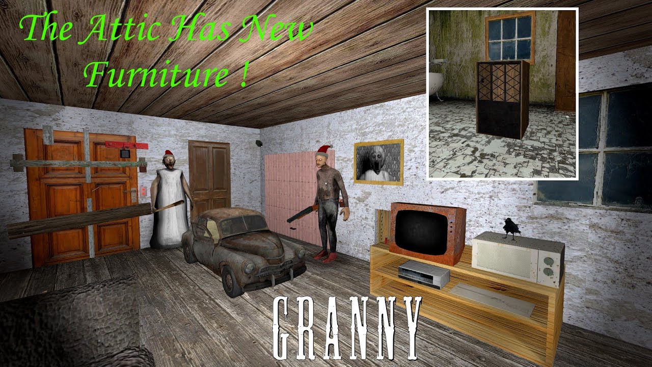 Granny Recaptured (PC) But The Attic Has NEW Furniture (Showcase) - Full Gameplay